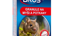 granule na myši a potkany Deratizační nástraha v podobě granulí s vůní zrna atraktivní pro hlodavce